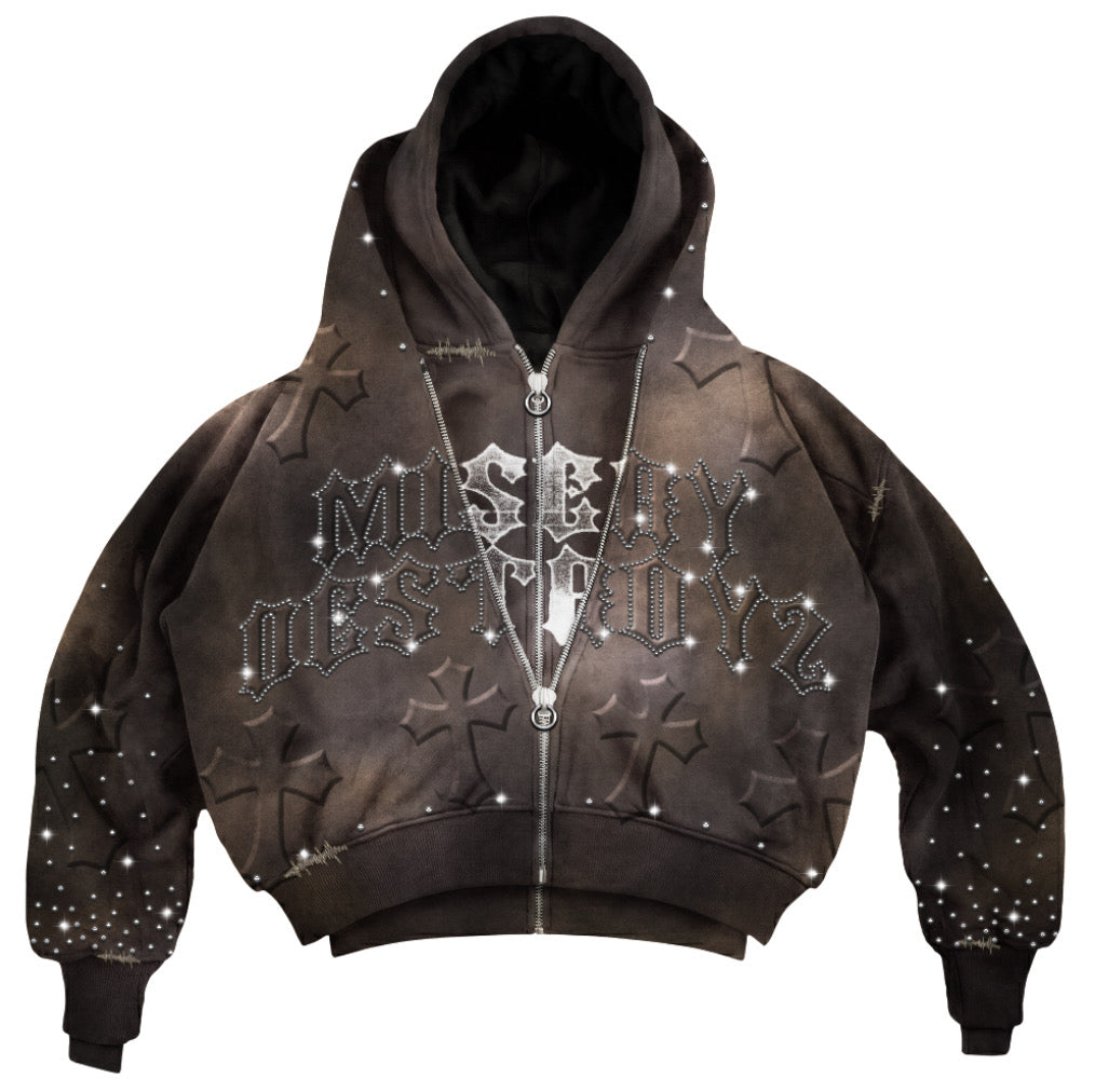 Misery Destroyz double Hoodie Zip-Up