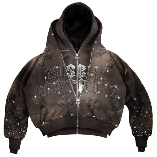 Misery Destroyz double Hoodie Zip-Up
