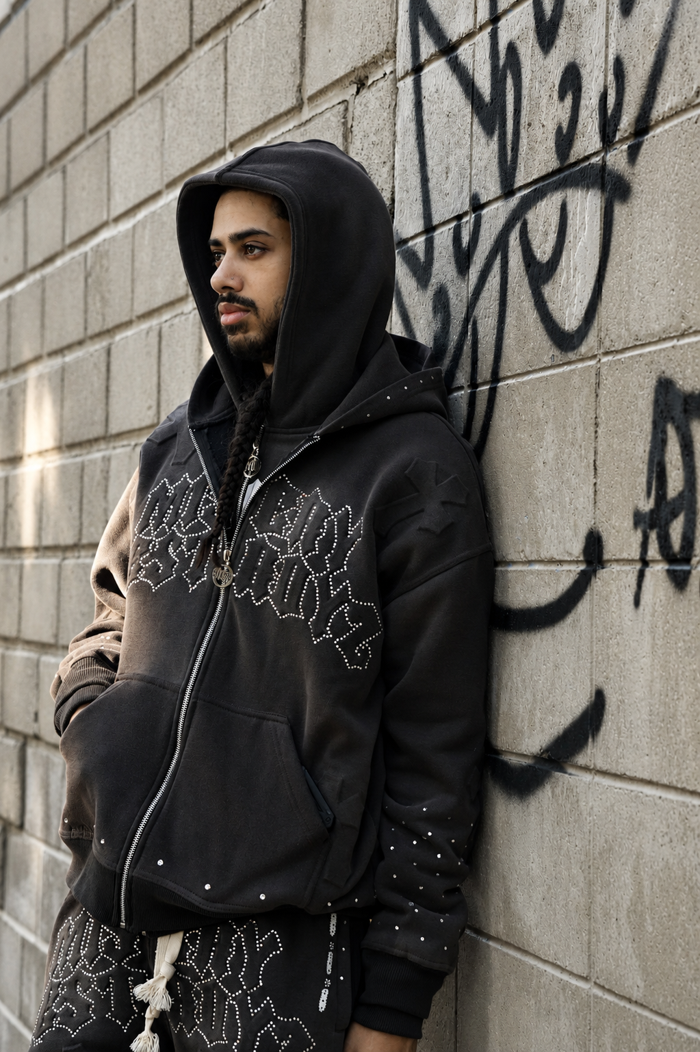 Misery Destroyz double Hoodie Zip-Up